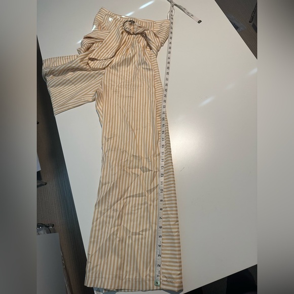 c/meo collective yellow and white striped pants Size S - Picture 3 of 8
